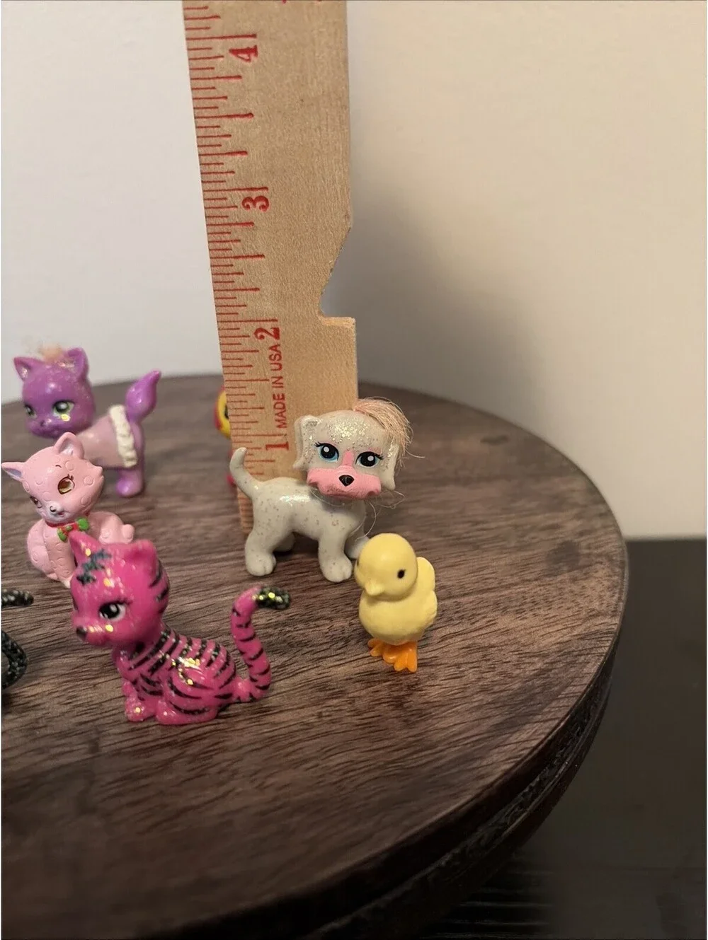 Lot Of Miniature Pets Animals Mix Of 10 Cats Dogs Ducks Monkeys
